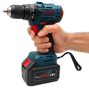 مثقاب مطرقة BOSS 88VF بدون فرشاة - 3 أنظمة، بطاريتين، حقيبة، 2500RPM