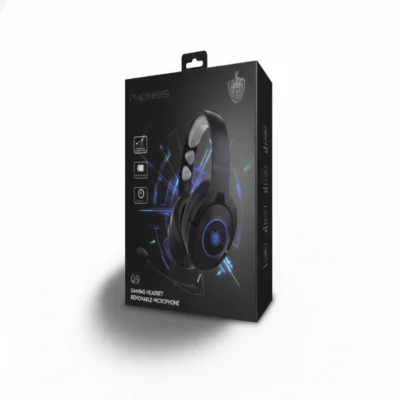 سماعة الألعاب الاحترافية PHOINKAS Q9 بميكروفون قابل للفصل