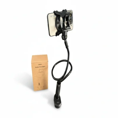 حامل جوال مرن بذراع طويلة وقاعدة تثبيت قوية