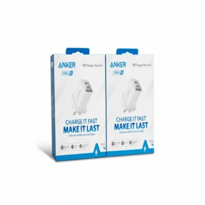 أنكر 521 شاحن نانو برو (سلسلة 5) بقوة 40 واط مع منفذين USB-C