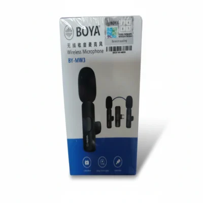 ميكروفون بويا BY-MW3 اللاسلكي المزدوج لتسجيل احترافي