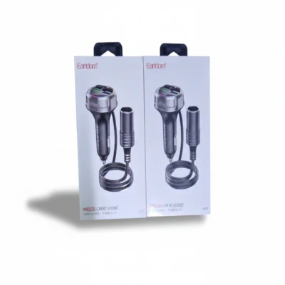 شاحن سيارة Earldom بقوة 80 واط مع 4 منافذ شحن ومقبس ولاعة إضافي