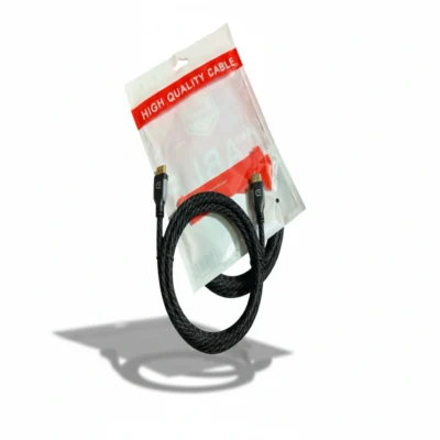 كابل HDMI مجدول عالي الجودة متين وفائق السرعة