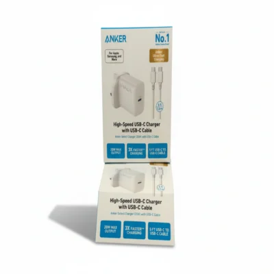 شاحن أنكر سلكت بقوة 20 واط عالي السرعة مع كابل USB-C بطول 1.5 متر