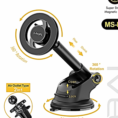 حامل ماجسيف للسيارةمع حامل لمنفد الهواء 2*1