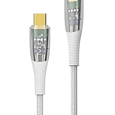 كابل  مضفر ايفون تو تيب سى